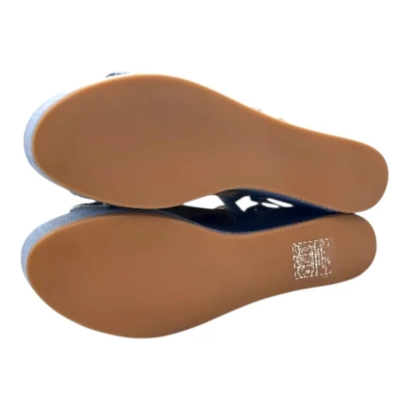 Twin-set Blue Denim Strappy Platform Sandals Size 10 - Picture 6 of 8